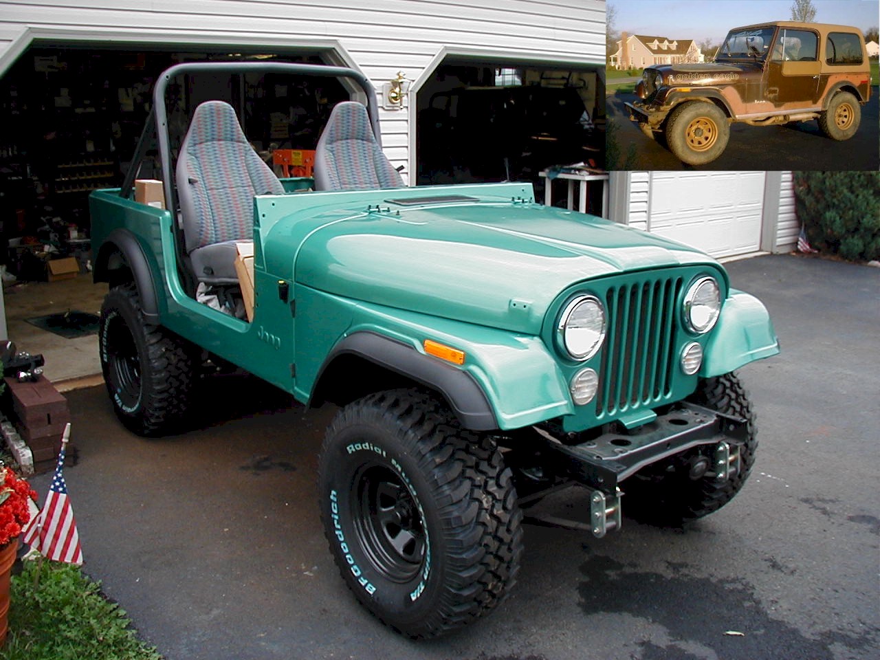 Color: SpruceTip Green (Jeep Factory Color late 60s - early 70s)